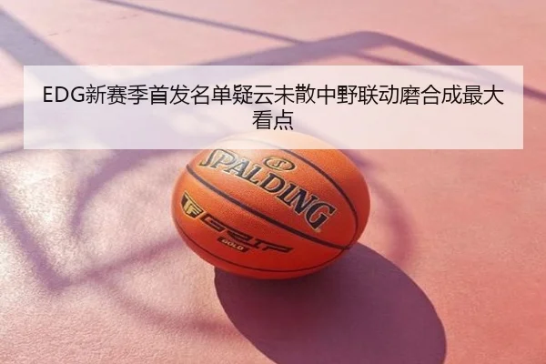 EDG新赛季首发名单疑云未散中野联动磨合成最大看点